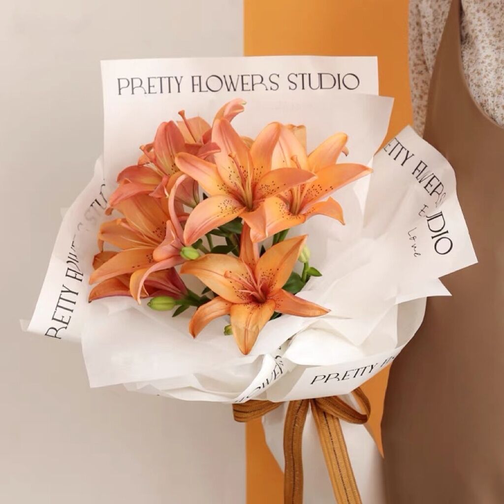 Embalaje de ramo de Liziran, papel de embalaje floral, papel de red simple impermeable, al por mayor