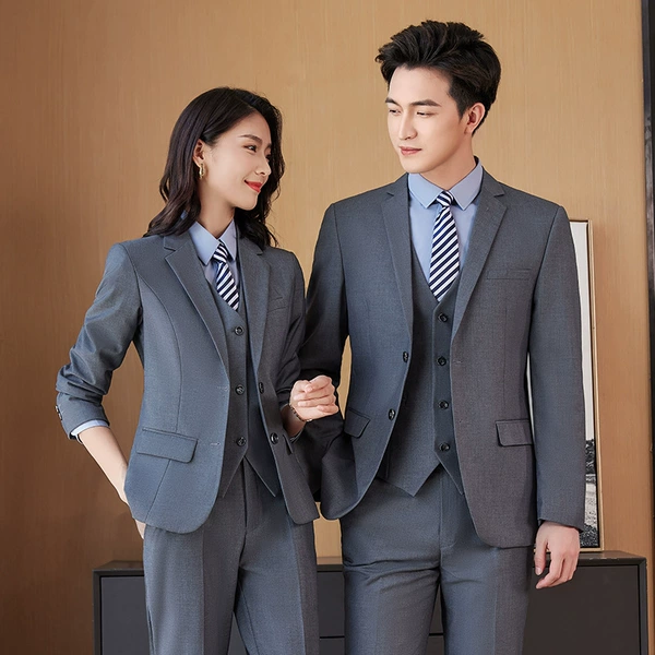 Male light gray suit+pants