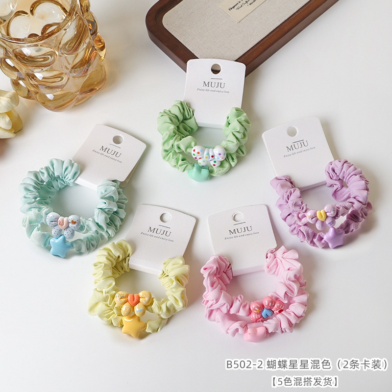 Ligas coreanas premium para cabello