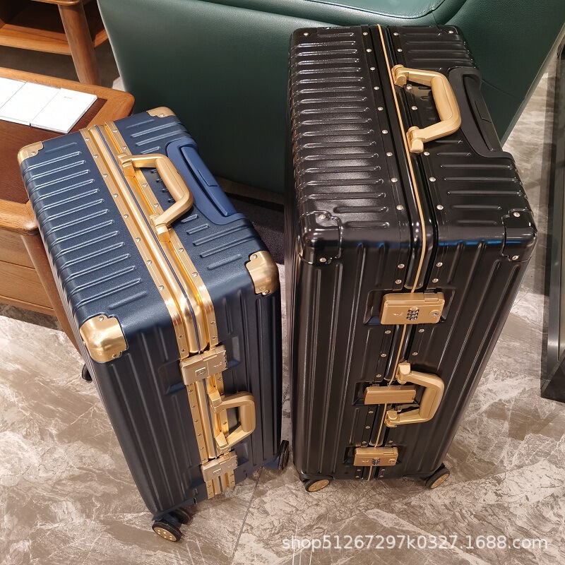 Luggage men and women ins Net red suitcase new trolley case strong and durable business boarding password box 32 inch