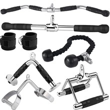 肱三头肌绳拉绳下压训练三头肌拉力绳大飞鸟健身房健身器材配件