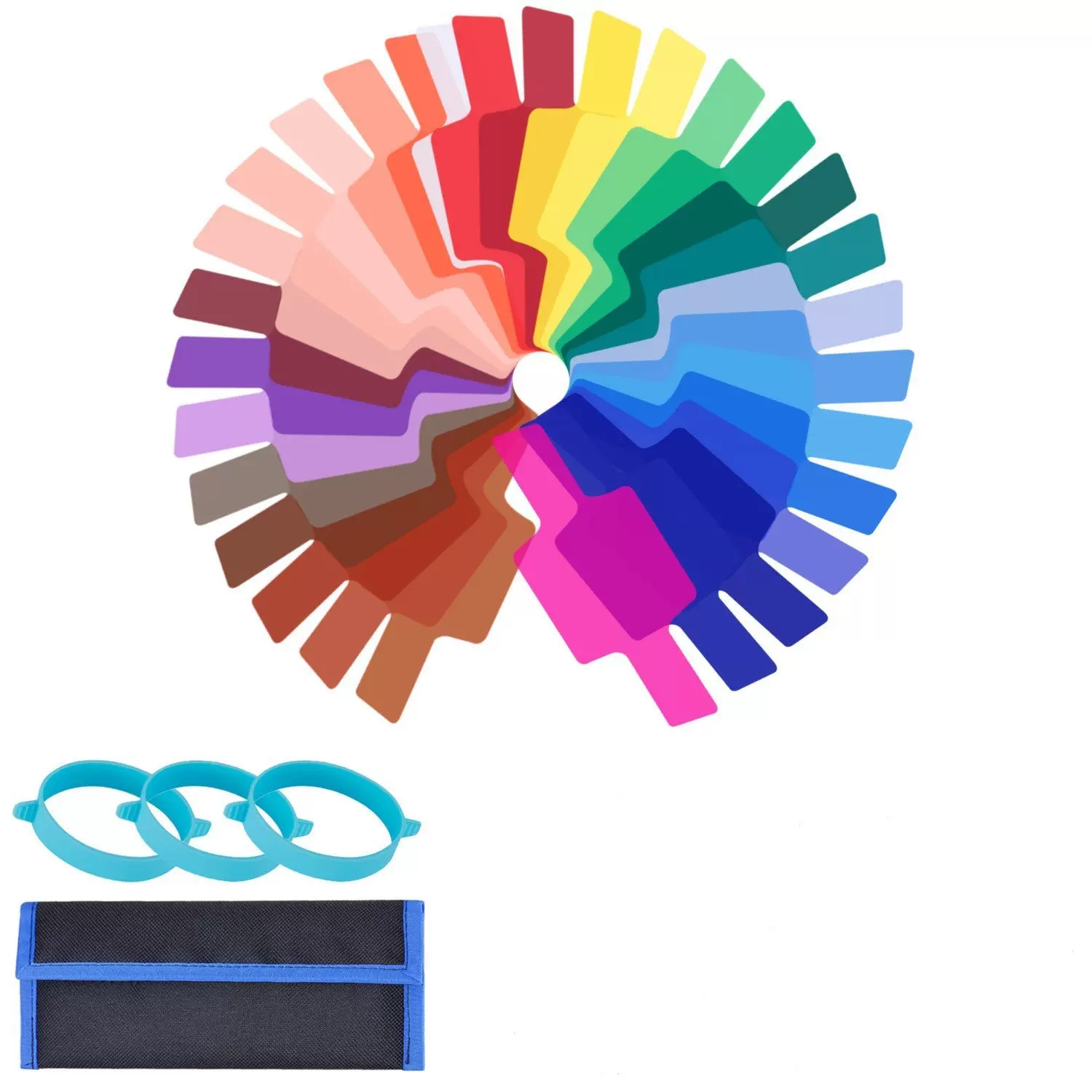 厂家直销30色神牛摄影闪光灯频闪灯PET滤色片灯光滤色雷登色温片