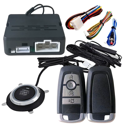 Remote Control Remote Start – Car anti-theft device - pke-starts-without-flashing-light-with-q16-remote-control