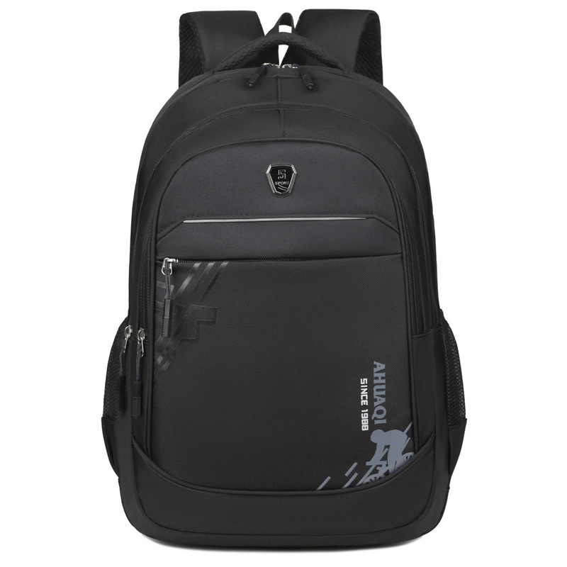 Mochila de hombre de gran capacidad al por mayor de fábrica 2024 nueva bolsa de computadora de escuela secundaria y secundaria bolsa de viaje de ocio de negocios