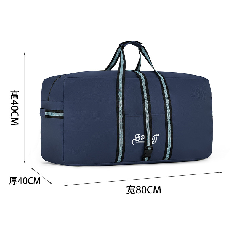 Bolsa de maleta plegable de gran capacidad de alojamiento de estudiantes ropa de cama Oxford tela bolsa de viaje