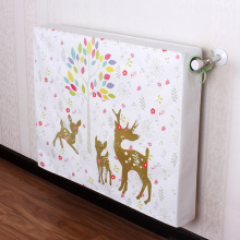 ins暖气片罩装饰防尘罩套子家用布艺老式暖气片遮挡盖布全包