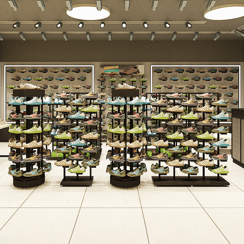 Sistema de hardware de estante de zapato eléctrico giratorio de 360 grados inteligente eléctrico Almacenamiento de múltiples capas que ahorra espacio