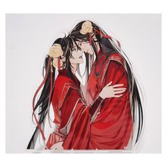 魔道の祖師の結婚式の特別なアクリル半身スタンド魏無羨と蘭望吉の手作り装飾品