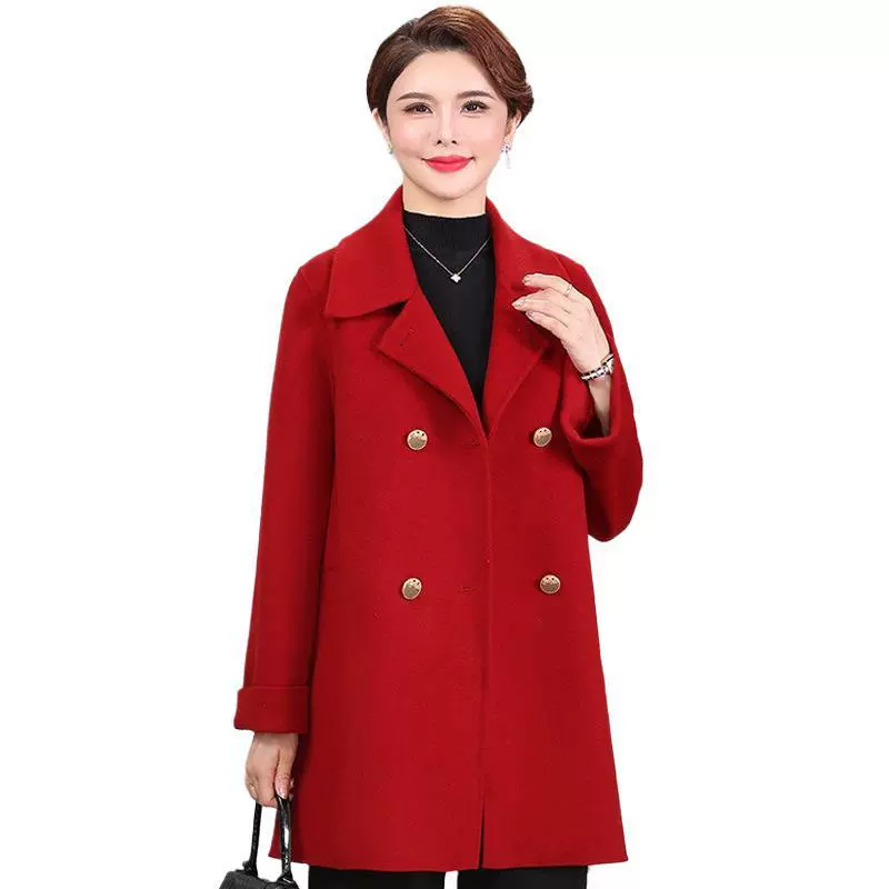 Осень-зима Новое элегантное шерстяное двустороннее шерстяное маленькое пальто на шнуровке, Короткое шерстяное пальто, женский костюм, Топ