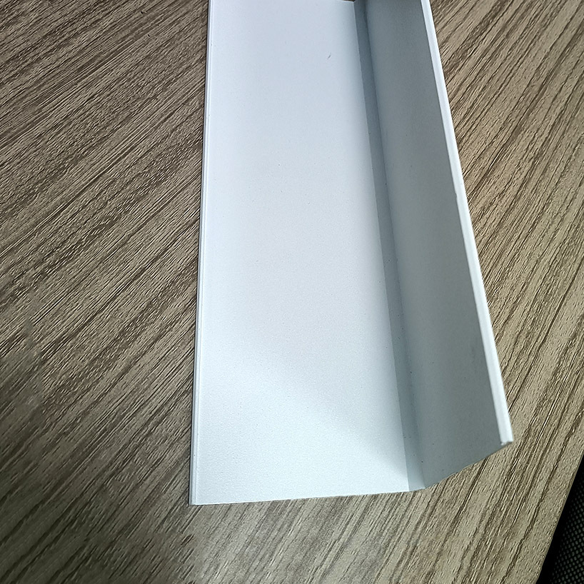 Sin ranurado, sin techo, sin techo, línea de ángulo superior, luz de línea de yeso, luz de línea de yeso, luz de perfil de aluminio con fuente de luz