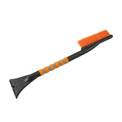 Winter car snow shovel, multifunctional all-in-one ice removal, snow clearing, snow removal tool, glass defrosting, efficient snow removal tool (Other Automotive Safety Supplies) - multifunctional-snow-shovel-orange