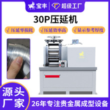贵金属30P压片机 金银铜铝锡镜面压延机器精密冷轧机设备源头厂家