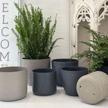 磨砂仿石头户外花盆欧式树脂家用花盆加厚塑料耐用花卉绿植园艺盆