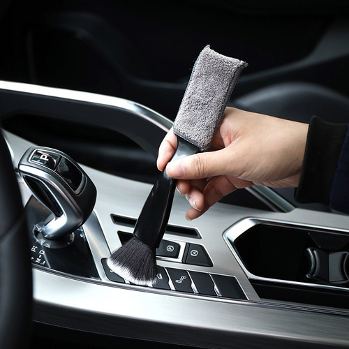 Car multifunctional air conditioner dust removal gap brush air outlet brush instrument panel cleaning brush car interior cleaning brush