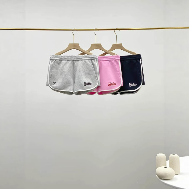 24 New Summer Models of Mlb Women's College-Style Shorts, Versatile Contrasting Color Casual Sports Pants