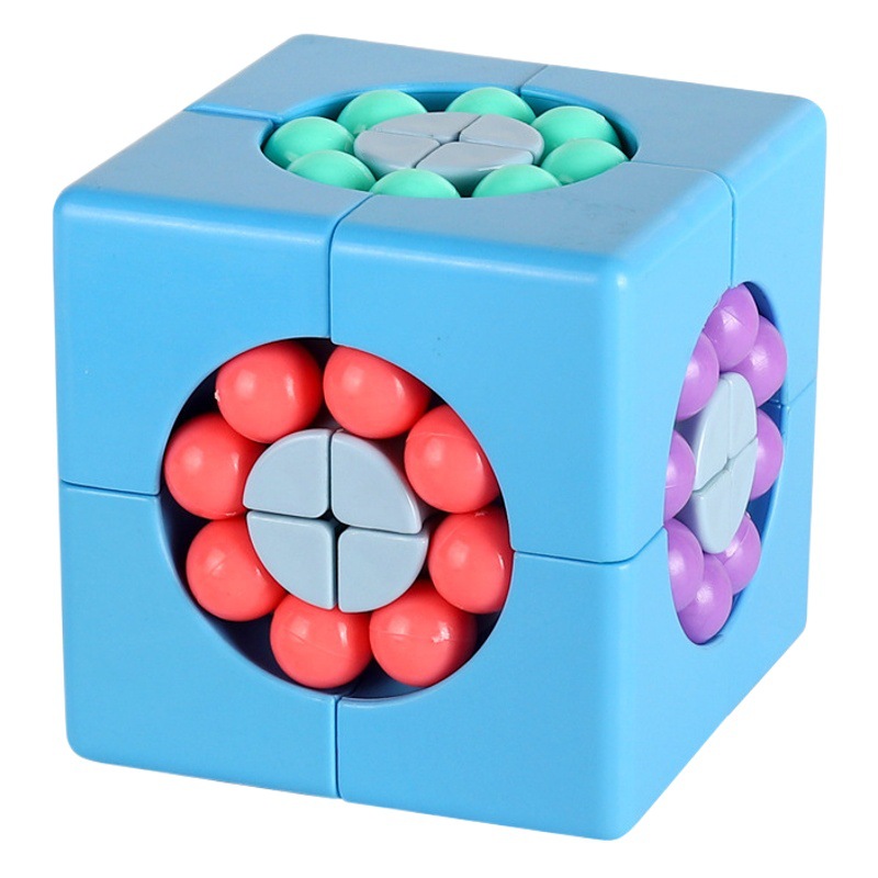 Nuevo Producto Transfronterizo, Cubo Mágico de Segunda Generación, Frijol Mágico, Entrenamiento de Pensamiento Espacial Tridimensional, Cubo de Inteligencia para Dedos, Cubo para Niños, Venta al por Mayor