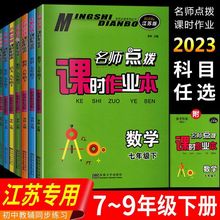 2023名师点拨课时作业本七7八8九9年级下册语文数学英语物理化学