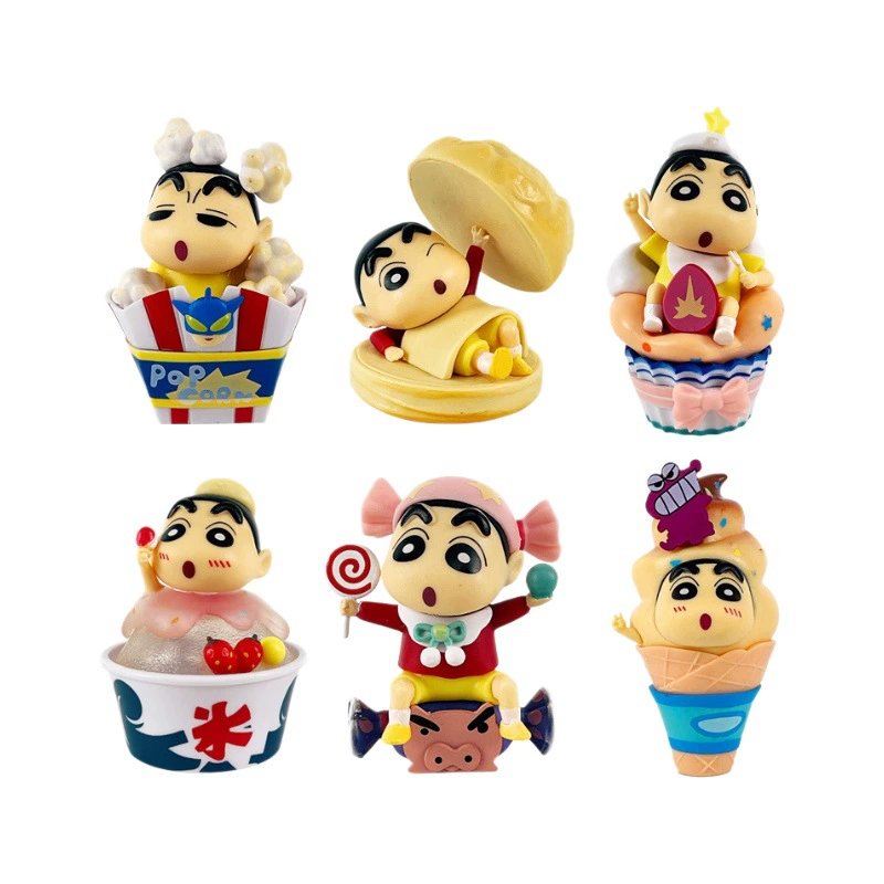 Crayons, minifigure for ice cream, doll