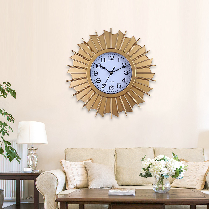 Reloj de pared reloj de pared sala de estar lujoso estilo simple decoración moderna reloj de pared de cuarzo red relojes de pared red para el hogar