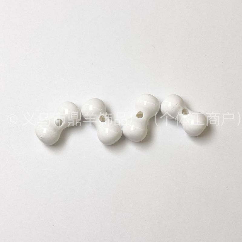 ミニ穴あき骨ビーズジェンガ垂直穴 DIY ネックレスブレスレットアクセサリードーパミンかわいいバッグアクセサリー|undefined