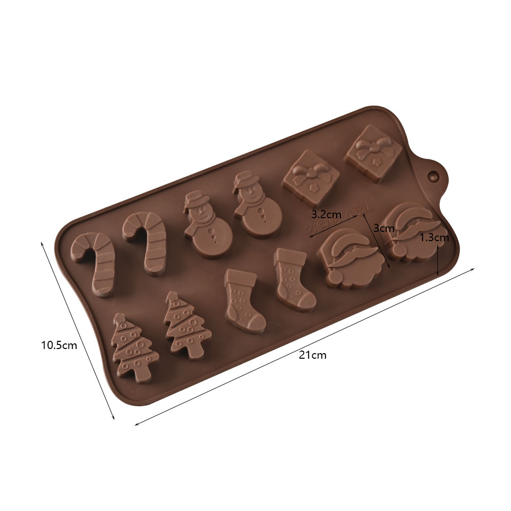Molde de Silicona para Chocolate DIY, Multiuso con Formas de Dibujos Animados para Repostería