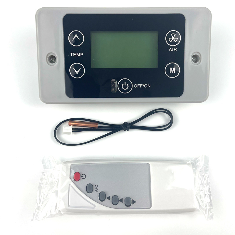 24V驻车空调内机控制面板变频隐藏式货车加装改装空调面板工厂