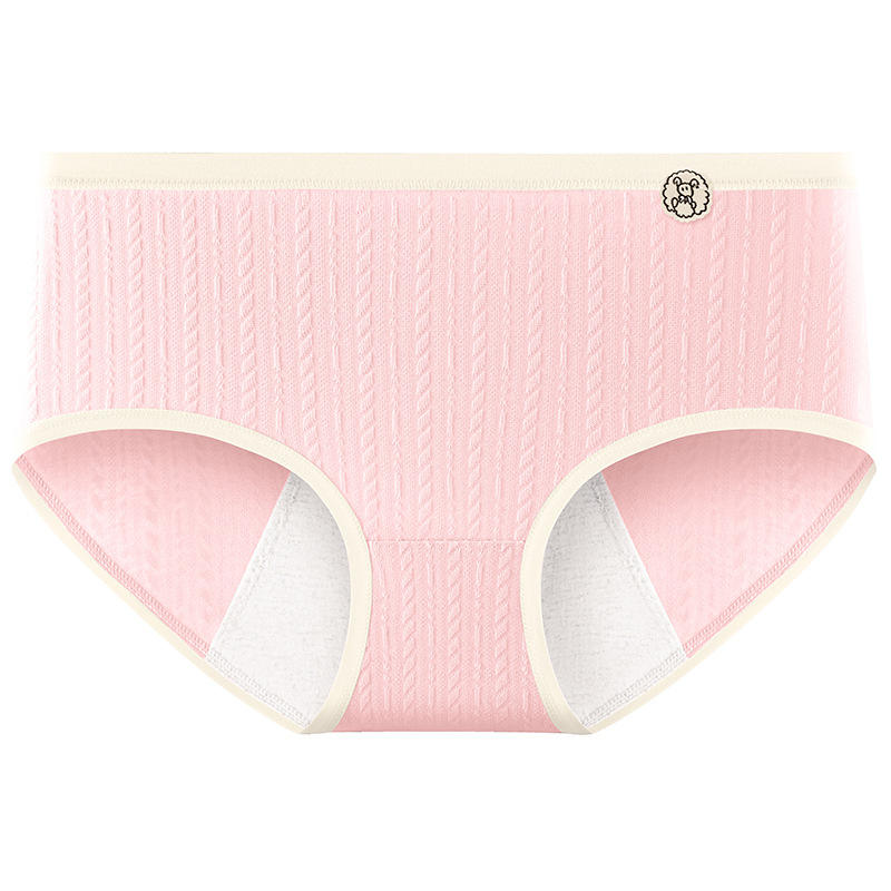 Pantalones fisiticos de gran tamaño, bragas, período menstrual a prueba de fugas para mujer, entrepierna de algodón puro, entrepierna antibacteriana, período menstrual transpirable, calzoncillos para mujer image 8