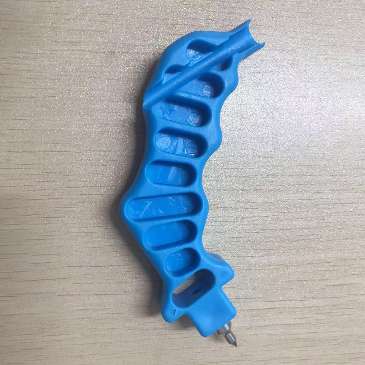 4mm azul tubo PE perforador punta punta goteo flecha goteo cabeza de goteo boca abajo inyector de inyección abertura micro spray instalación de goteo