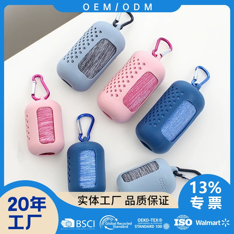 Заказные охлаждающие полотенца для фитнеса, быстросохнущие, мягкие, для активного отдыха, производимые на фабрике Amazon (международная торговля).