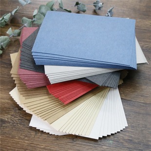 Lining Paper Cardboard Blank Postcard Hand-painted Card Vintage Cashmere Paper Rubber Stamp Print *