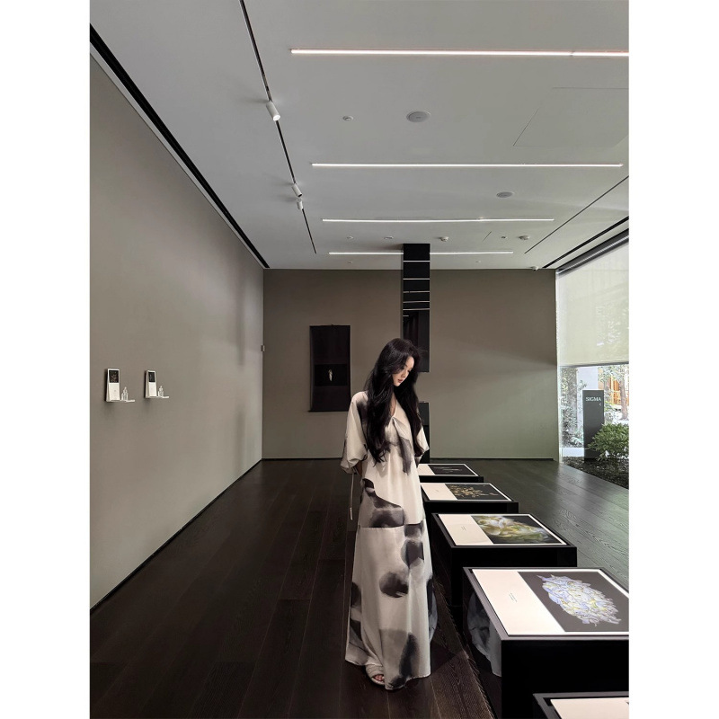 Youwe Summer Super Pretty Dress for Women 2025 New Beach Vacation High-End Long Dress