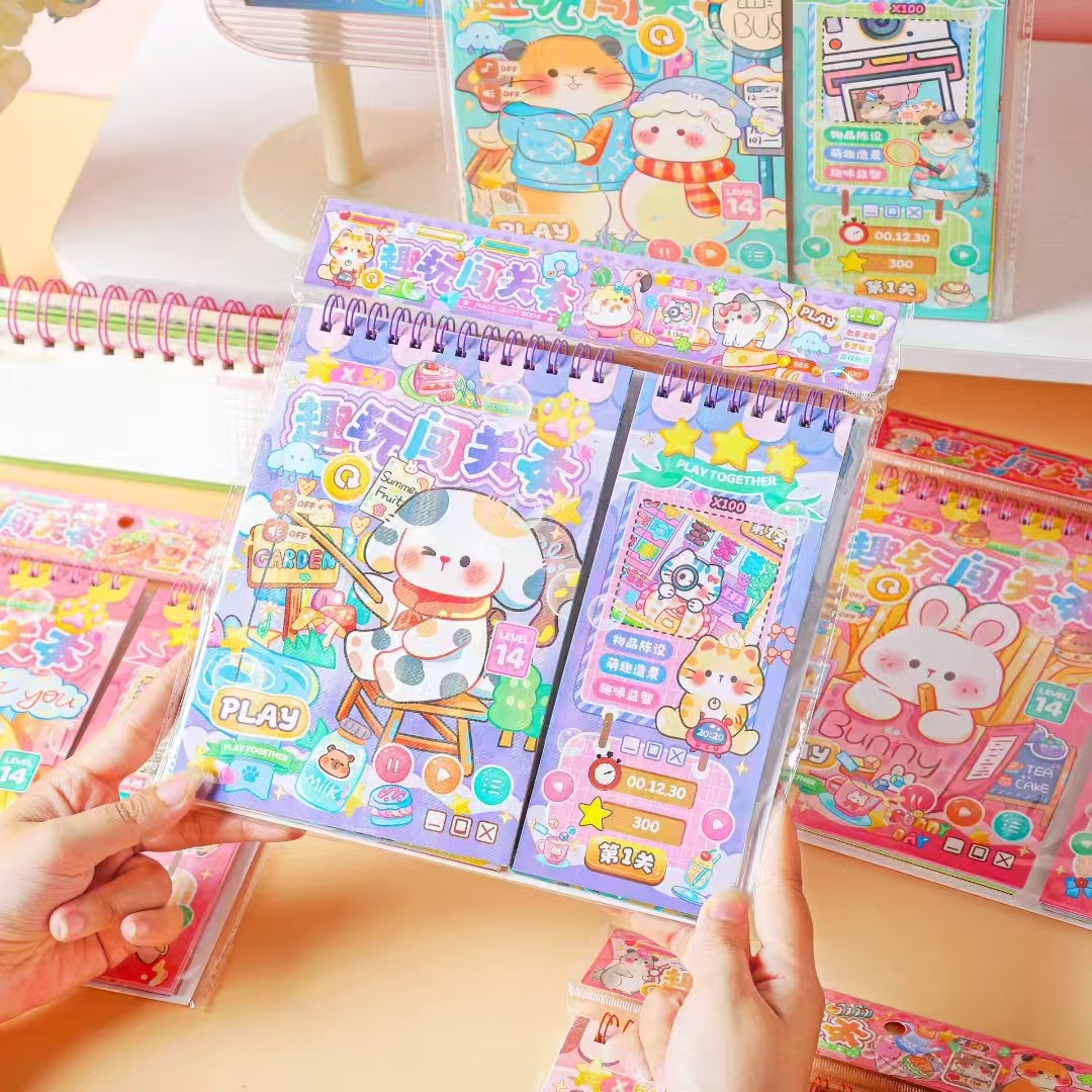 Diversión de dibujos animados juguetes de rompecabezas para niños juguetes de puzzle para niñas regalos de niños regalos de paisaje pegatinas