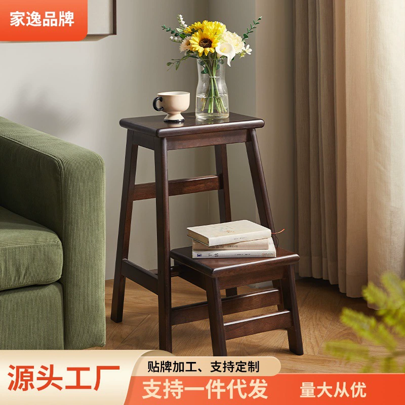 Jiayi из массива дерева, двухслойный табурет для скалолазания, табурет для скалолазания, стул для лестницы, бытовой складной два в одном