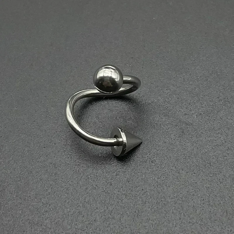 (Cross-border trading), silver lip piercing stainless steel, Amazon