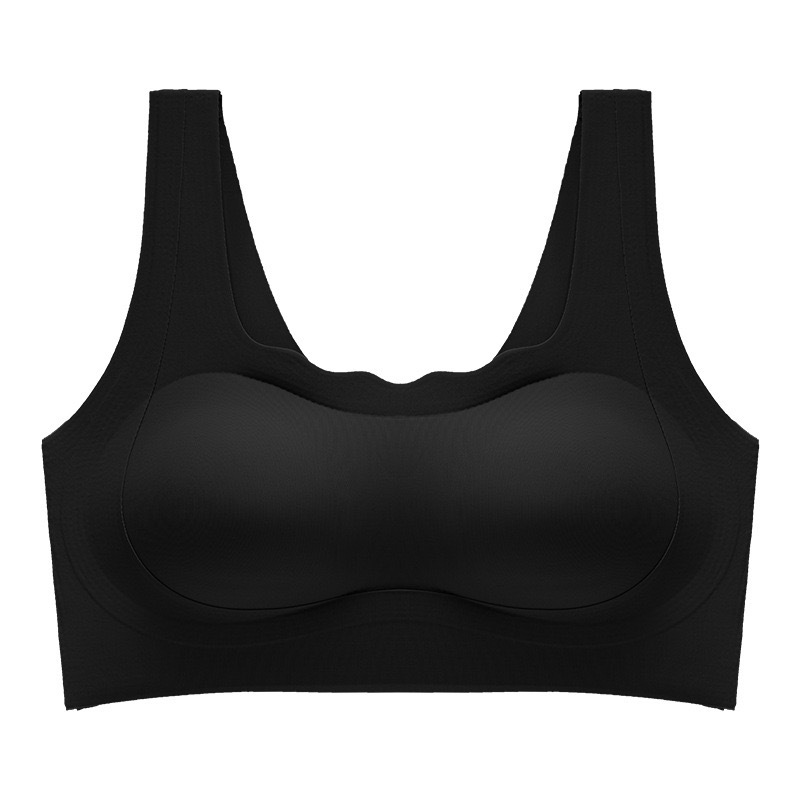 Levante ropa interior sin marcas de mujer copa fija sujetador pequeño pecho anti-caída sin anillo de acero colapso senos para dormir chaleco de belleza