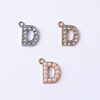 Metal accessory, pendant from pearl, chain with letters, English letters, factory direct supply