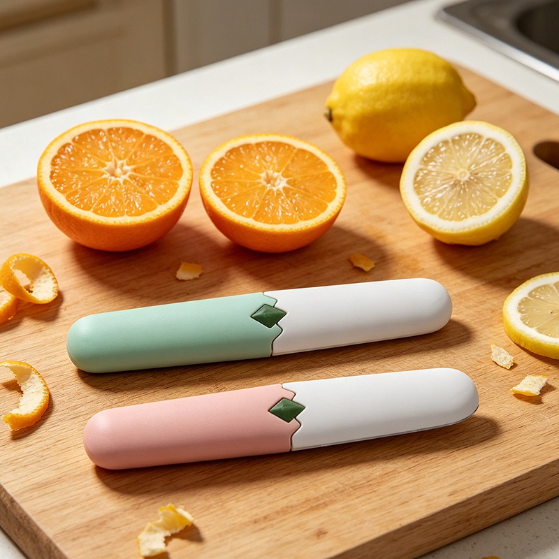 不锈钢双头水果刀削皮刀厨房多用瓜果刨削皮器二合一户外便携小刀