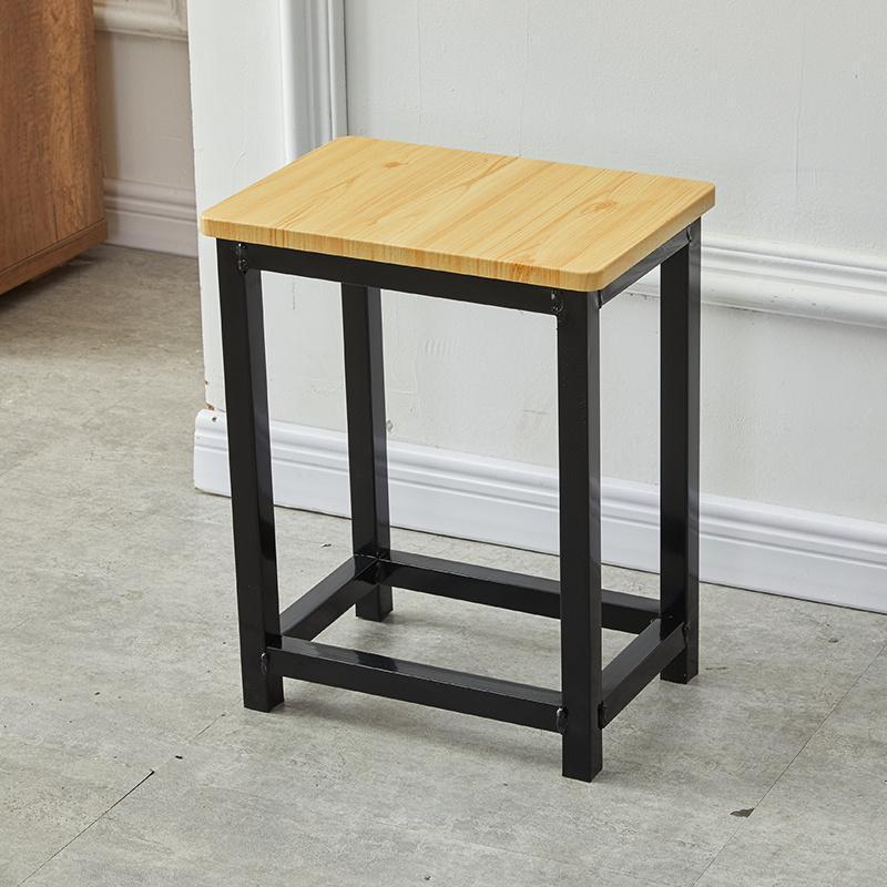 Taburetes de silla gruesa para estudiantes adultos taburetes altos para reuniones de dormitorio capacitación taburetes de comedor taburetes de color simple