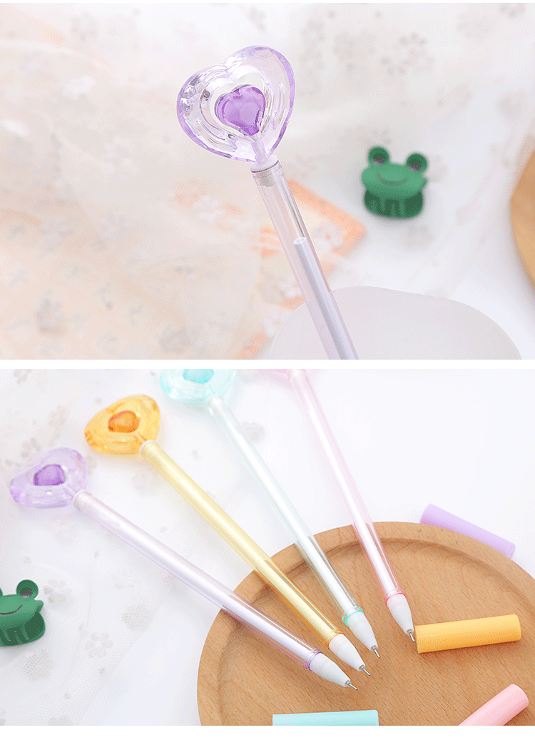 Bolígrafo De Gel De Amor De Cristal Creativo Encantador display picture 3