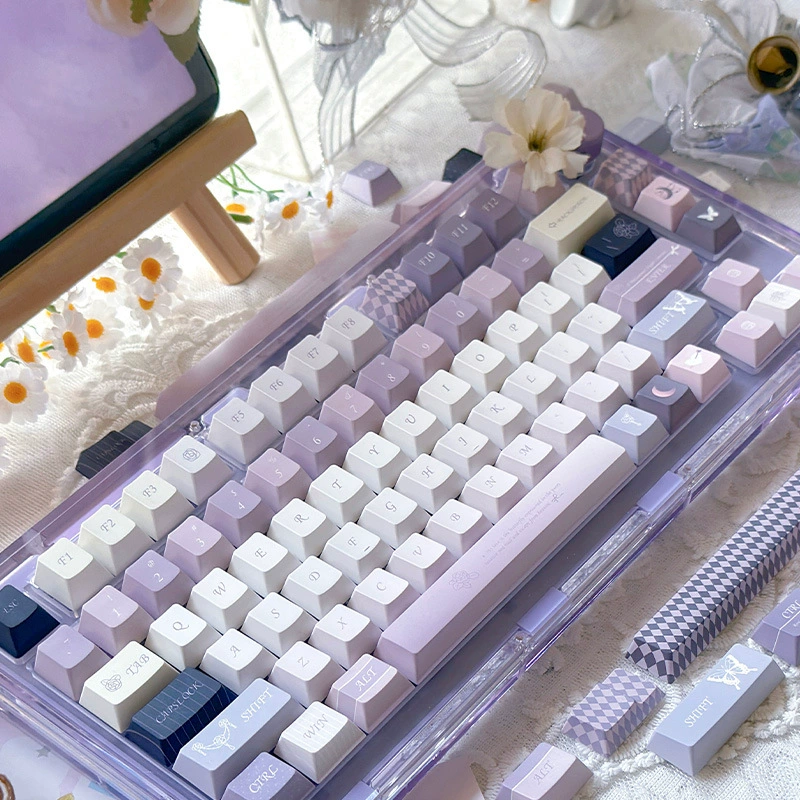 Оригинальная высота PBT термический сублимационный туман сказочный маленький набор полный набор тема клавиатурный колпачок киберспортивная механическая накладка