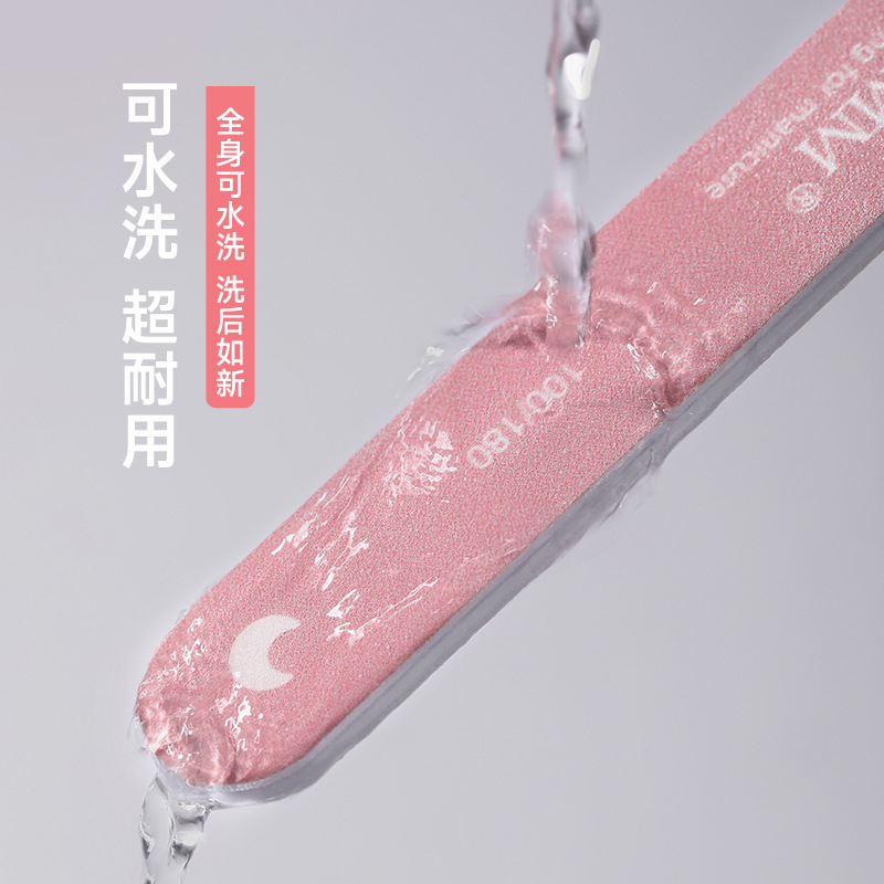少女心指甲銼磨砂條搓條打磨條修甲海綿挫美甲店專用工具套裝批發