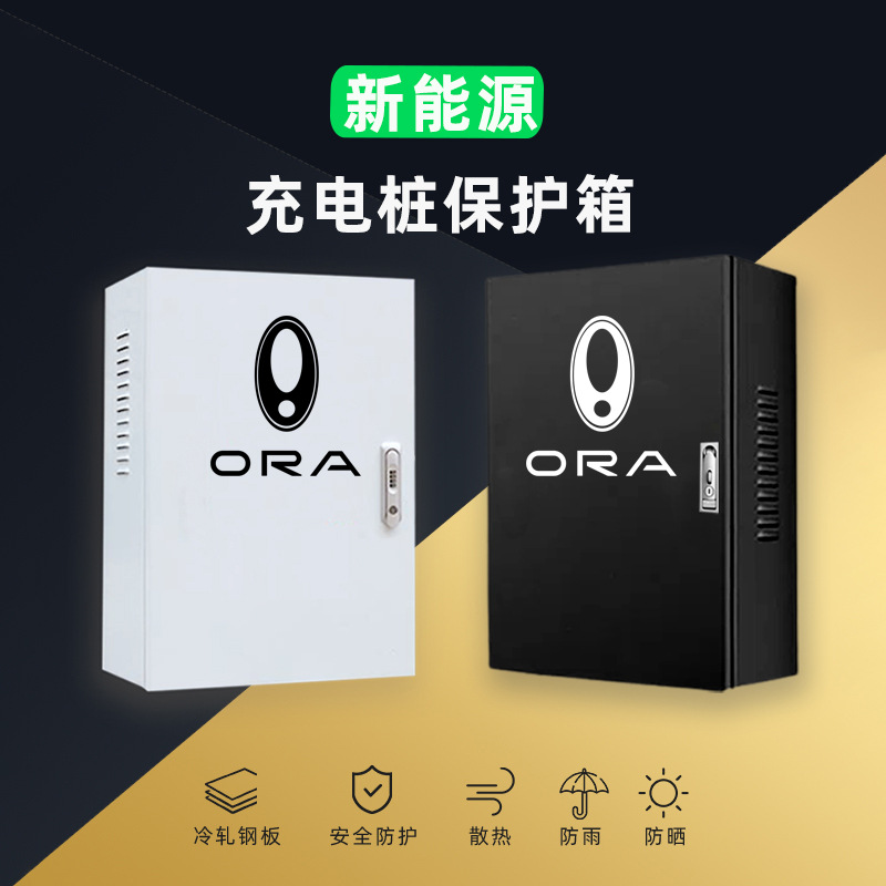 专用欧拉充电桩保护箱密码锁户外立杆新能源汽车充电桩外壳配电箱