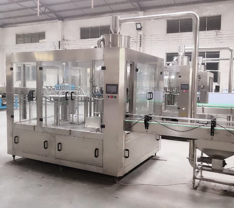 苏州张家港等压PET瓶饮料三合一生产线灌装设备可定制产量