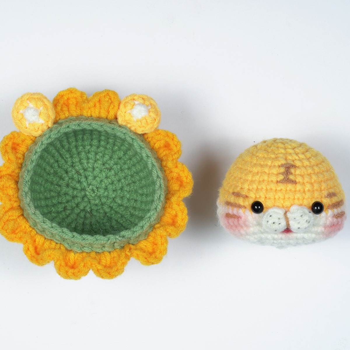 Anglický návod k použití Nový kreslený ručně vyráběný DIY příze míč háčkovaný materiál balíček pletení dárkové ozdoby_voghion.com