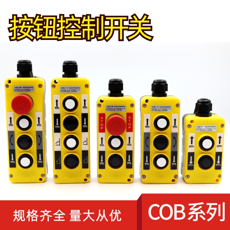 COB-T3M COB-T3行车按钮开关 电葫芦升降吊车控制开关 急停按钮