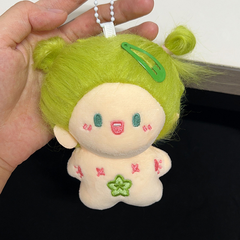 [녹색] 과일인형 - 머리핀과 머리끈이 함께 제공됩니다.