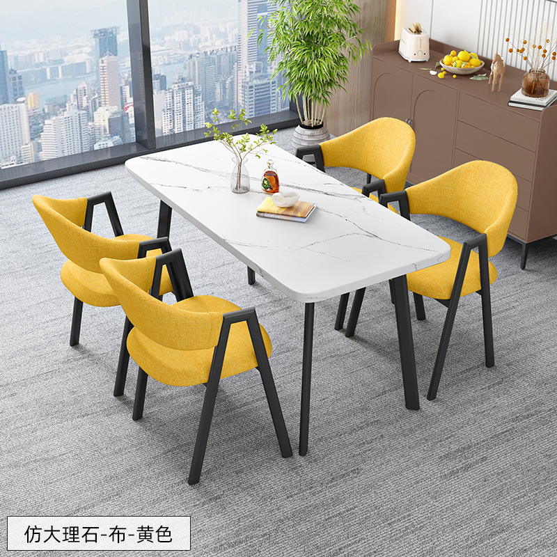 北欧の長方のテーブルは簡単で、業務的に接客します。