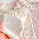 Girls' Korean-style Base Shirt 0-5 Years Old 2025 New Spring Baby Lace Rib T-shirt Baby Spring Fashion