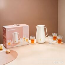 度佰特贝拉咖啡壶保温壶保温瓶套装家用玻璃暖瓶暖壶水具套装礼盒
