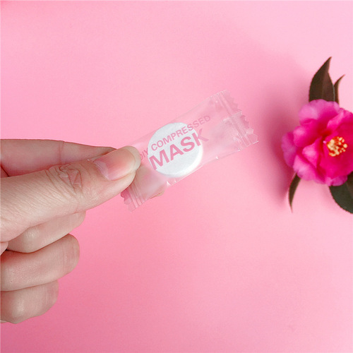 Wholesale compressed mask particles, portable non-woven masks, disposable compressed paper masks
